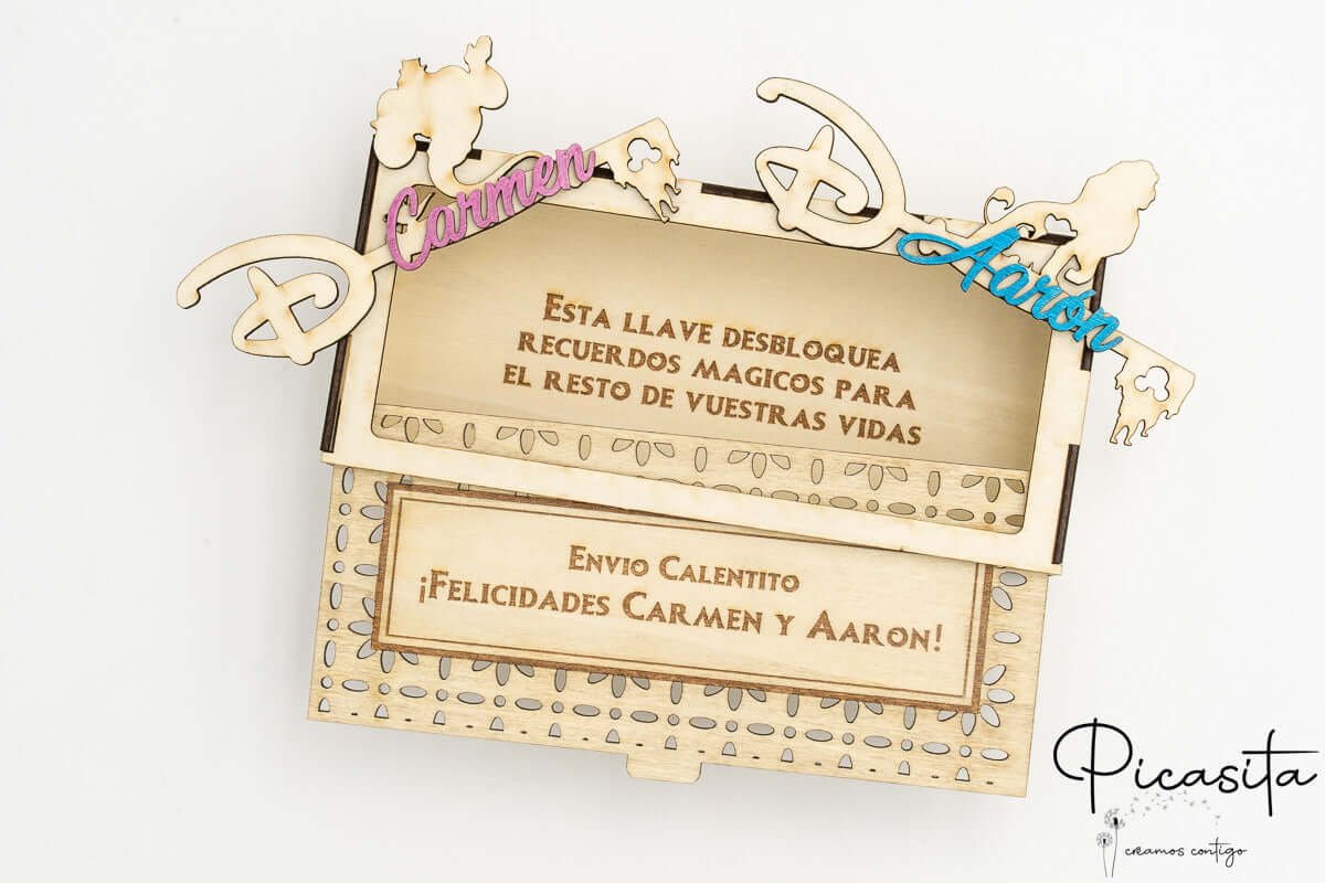 Caja Regalo para Llaves Disneyland Paris