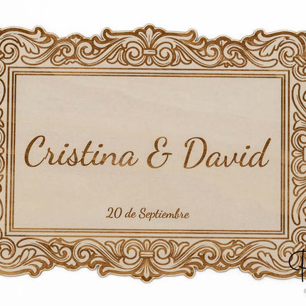 Carteles en Madera Grabada