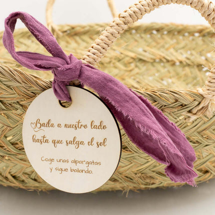 Cesto para Alpargatas de Boda