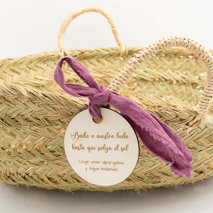 Cesto para Alpargatas de Boda