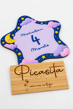 Personalised wooden milestone cards for babies