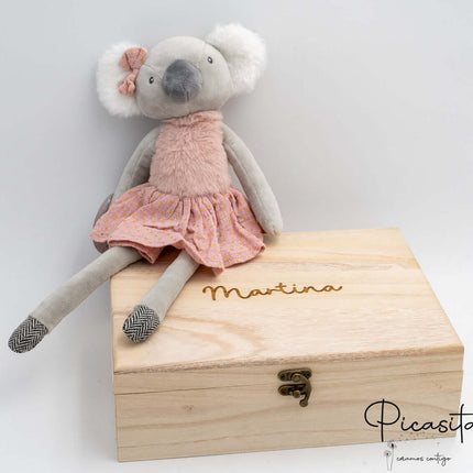 Cofre de Madera para Regalo a Recien Nacido