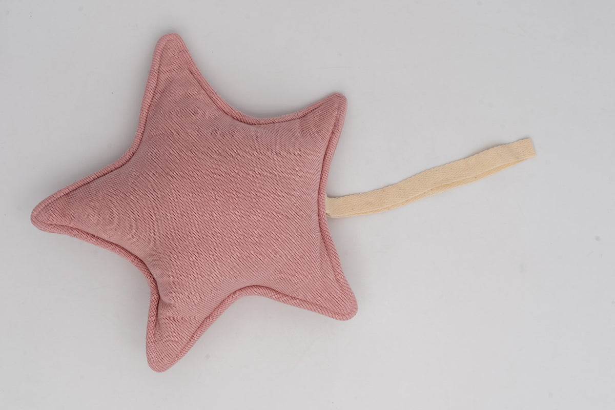 Personalised Hanging Star Fabric Decoration with Name