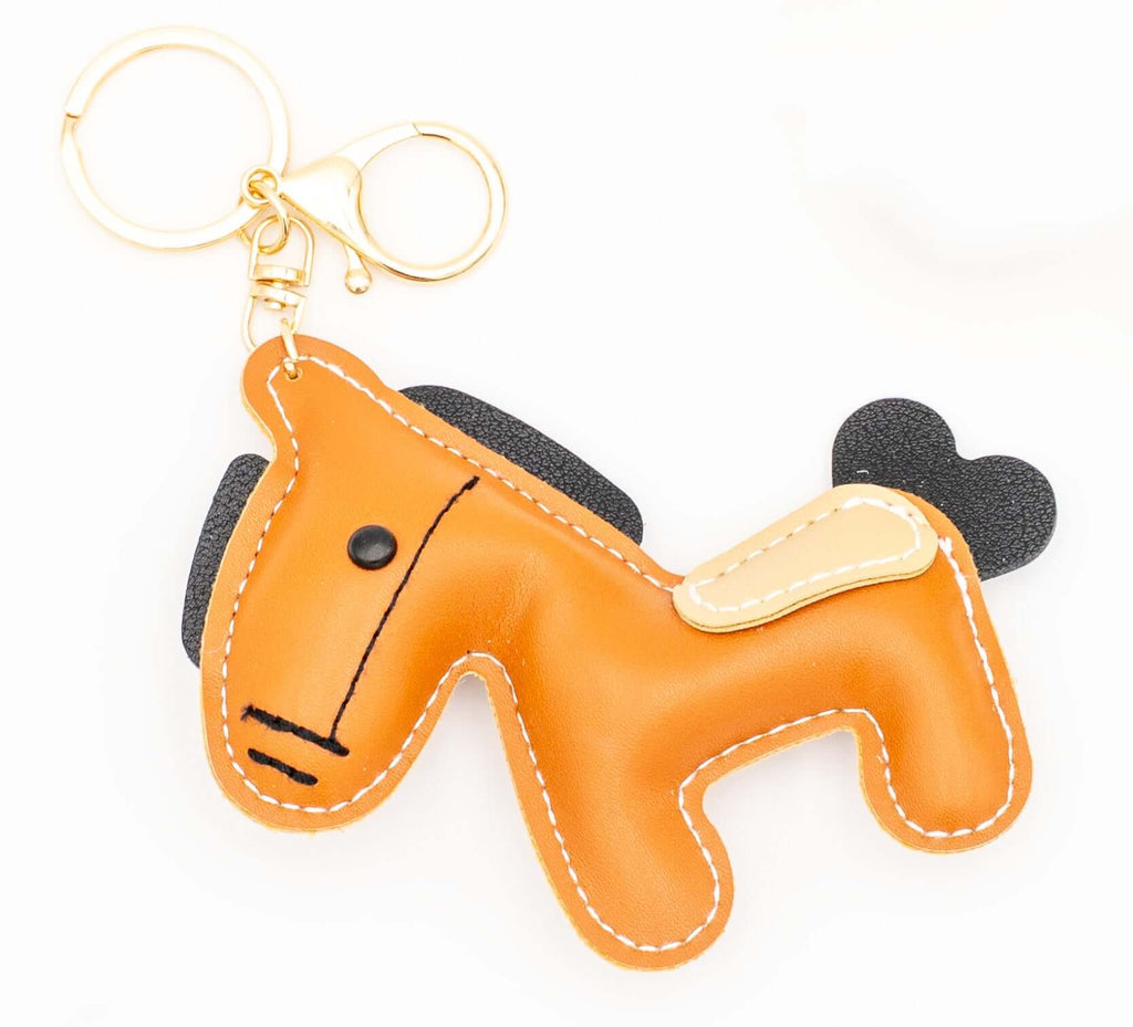 Colgantes para Bolsos de Cuero PU Caballo Naranja
