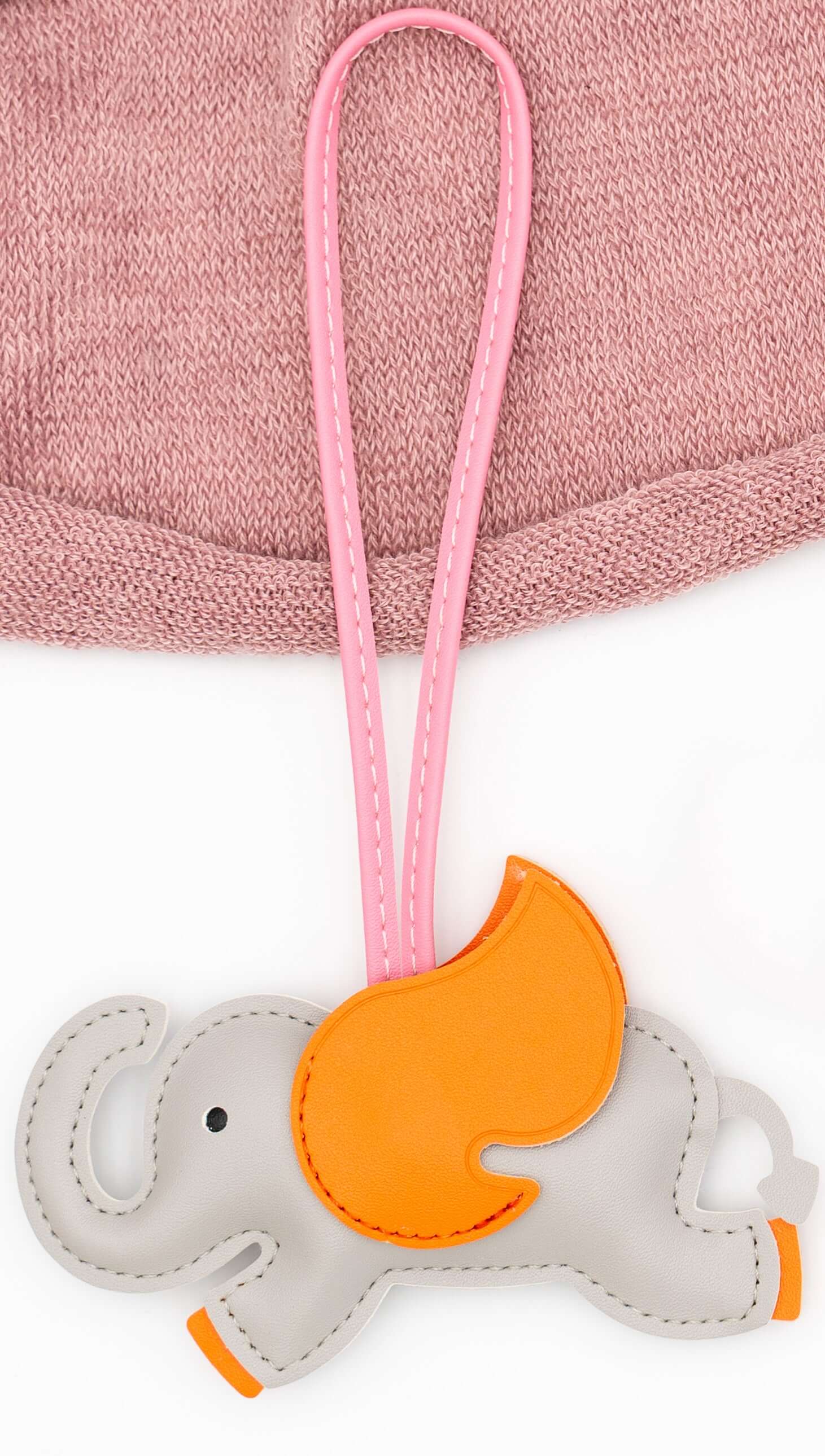 Colgantes para Bolsos de Cuero PU Elefantito Gris