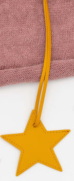 Colgantes para Bolsos de Cuero PU Estrellas Amarillo
