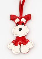 Colgantes para Bolsos de Cuero PU Otros Perros Rojo