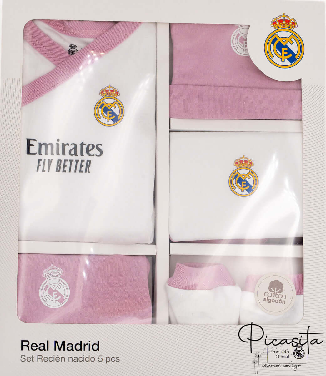 Conjunto Recien Nacido Real Madrid 0-6M