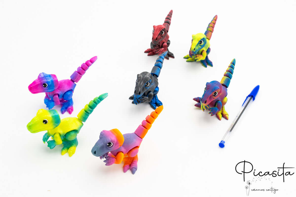 Dinosaurios Impresos en 3D