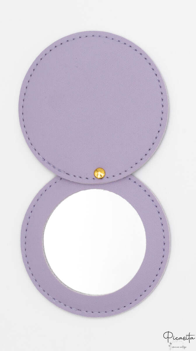 Espejo de Bolsillo Personalizado Espejo Flexible Morado