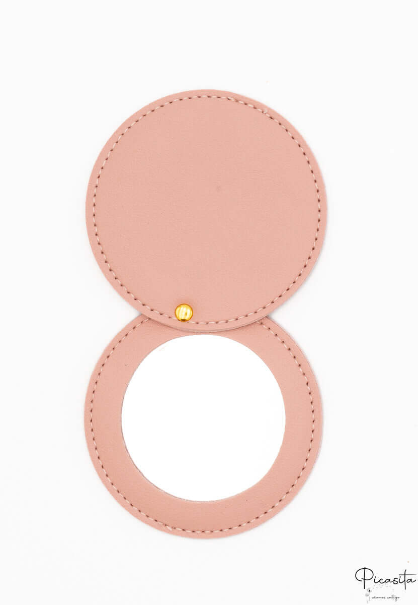 Espejo de Bolsillo Personalizado Espejo Flexible Rosa