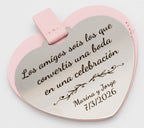 Espejos de Corazón Personalizados