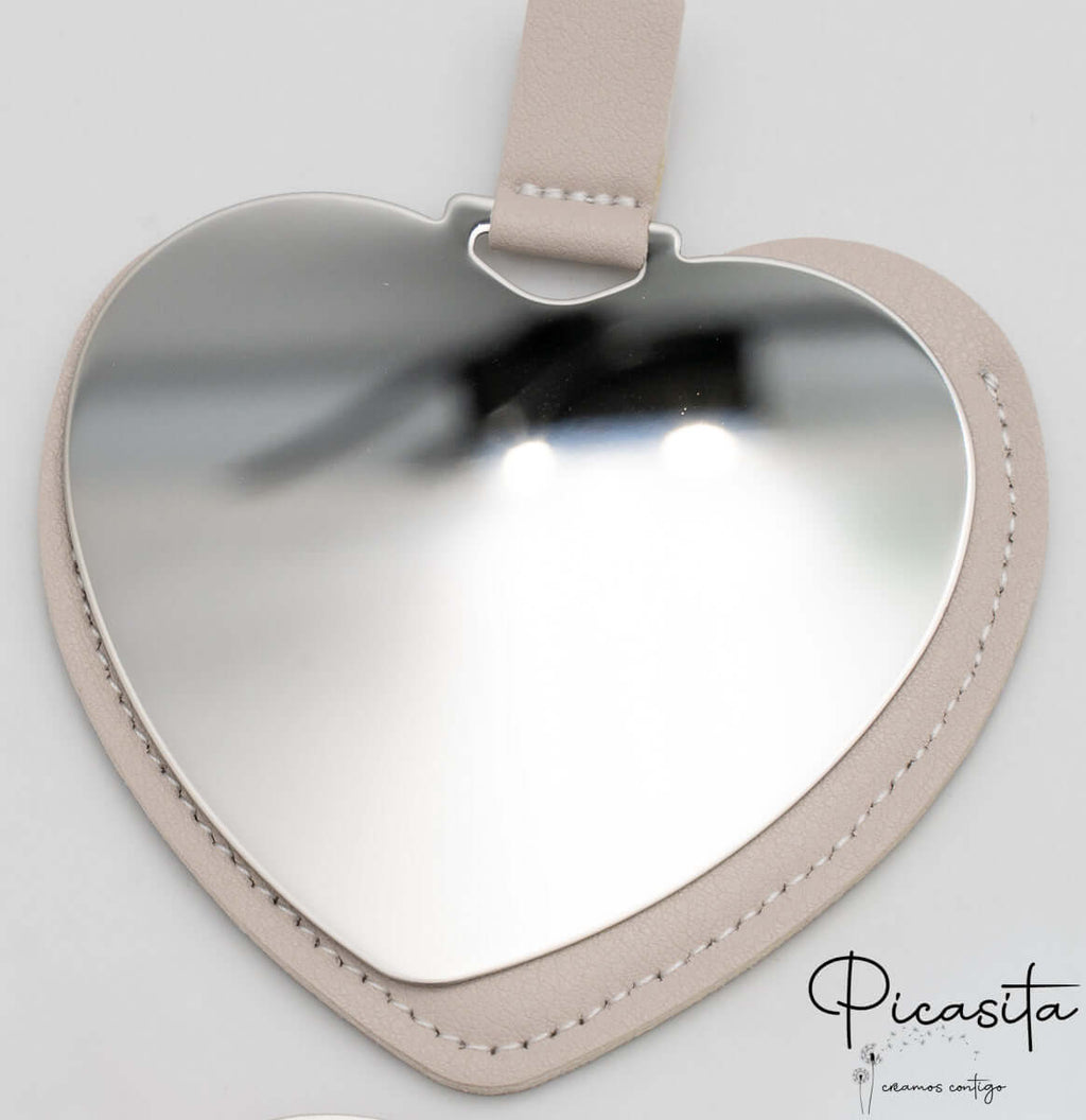 Espejos de Corazón Personalizados