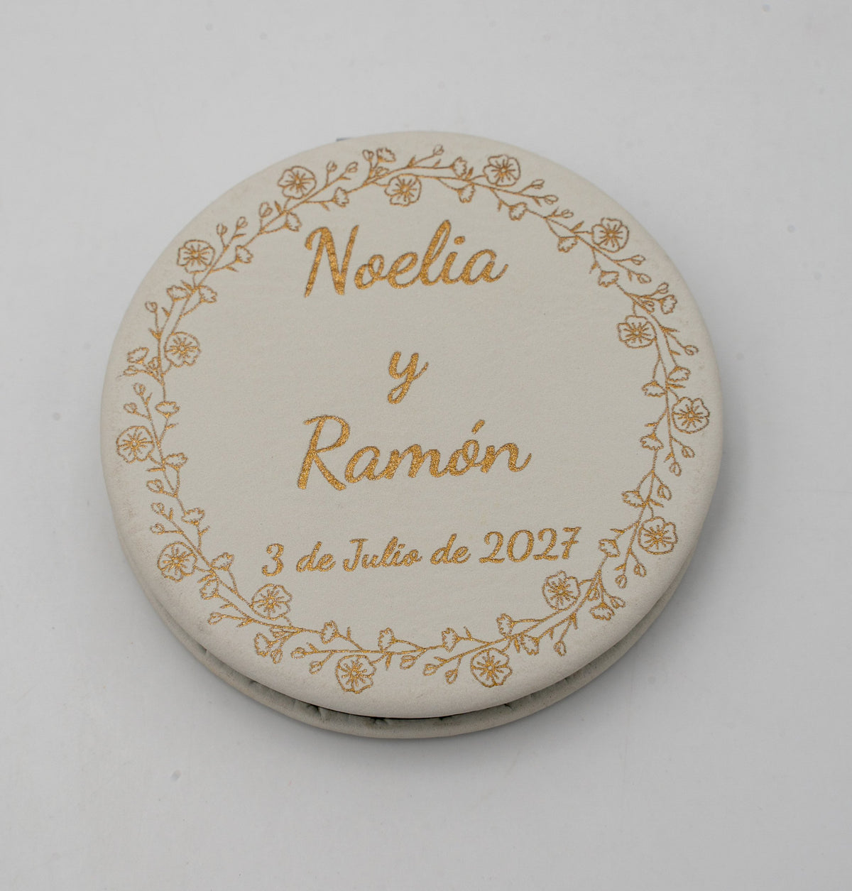 Personalized Mirrors Steel and PU Leather