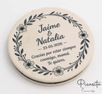 Espejos Personalizados Acero y Cuero PU