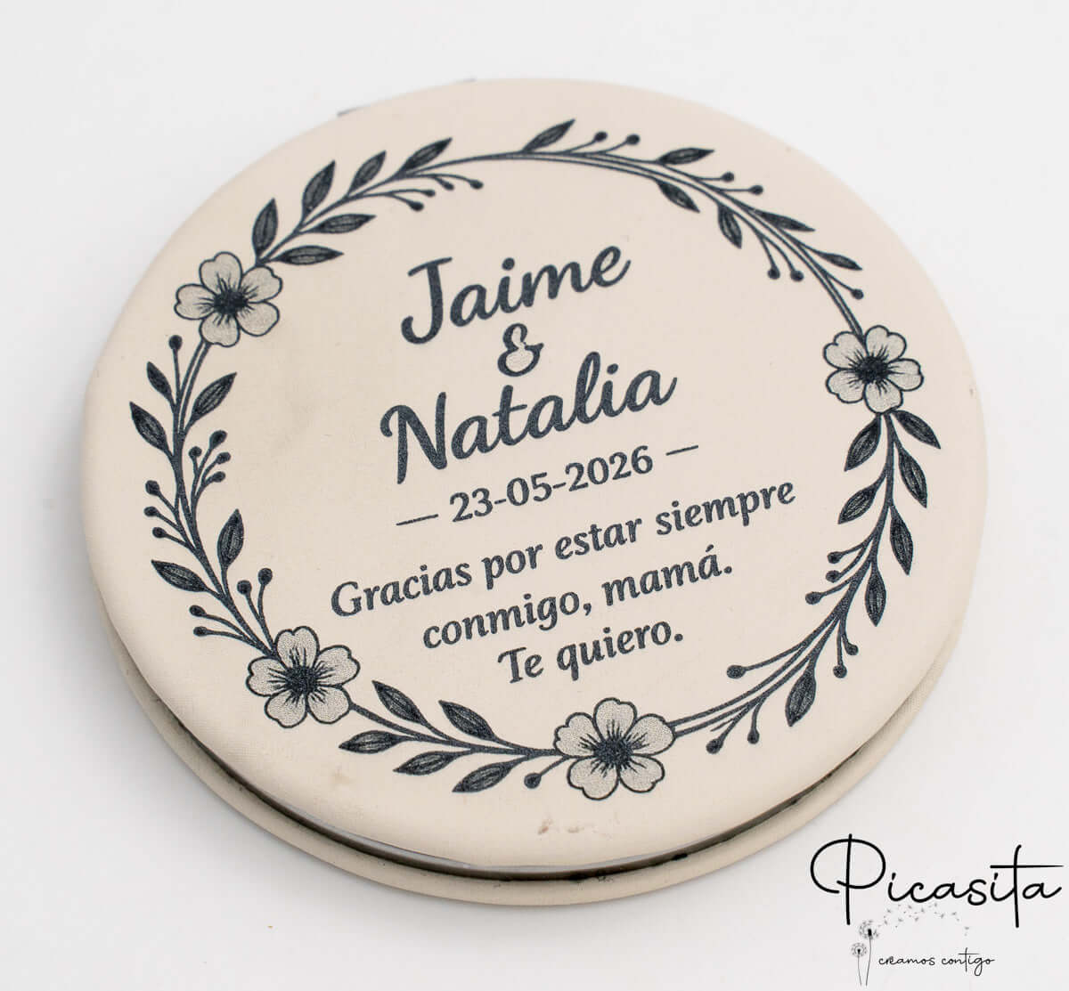 Espejos Personalizados Acero y Cuero PU