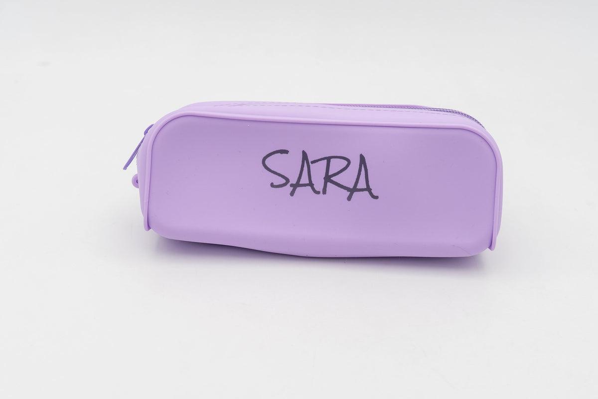 Personalised Silicone School Pencil Case