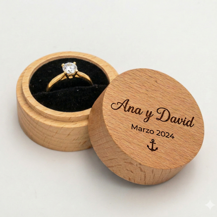 Box for Wedding and Engagement Rings