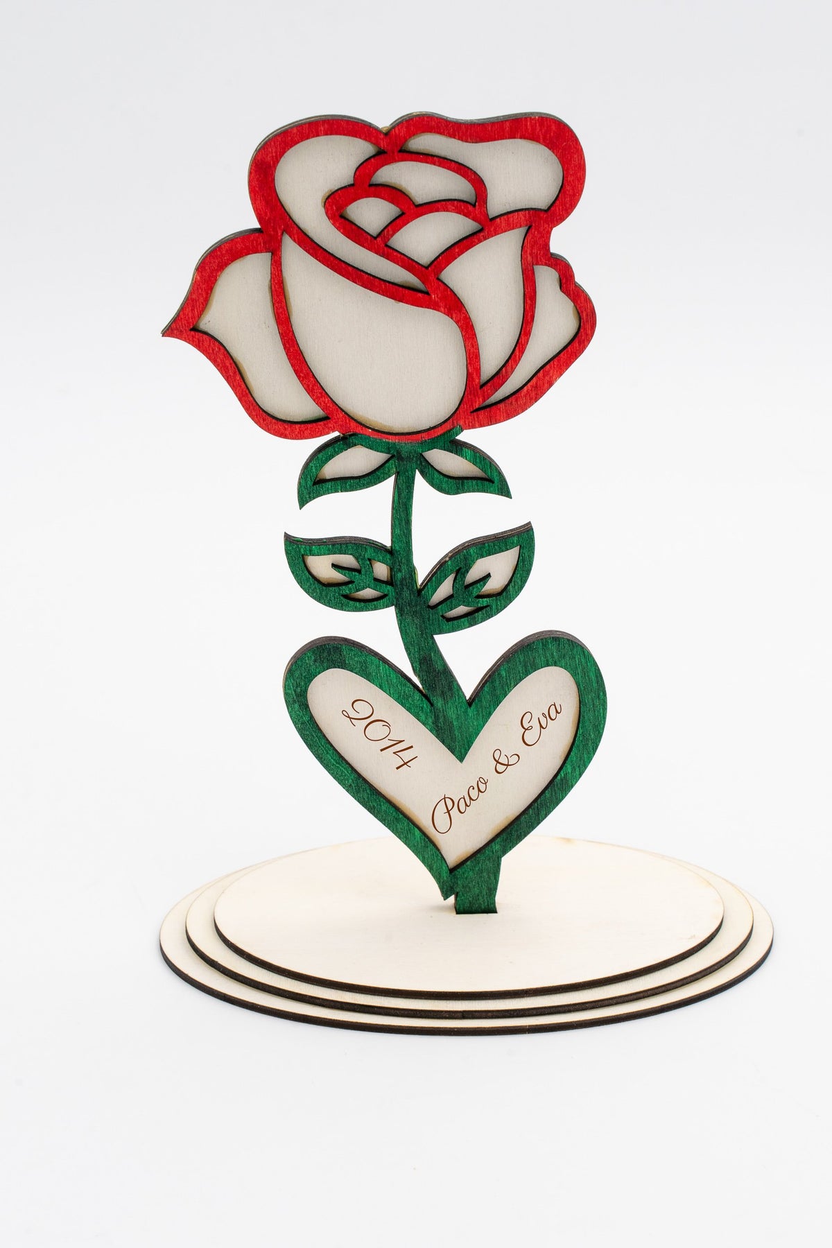 Flor de San Valentin de Madera