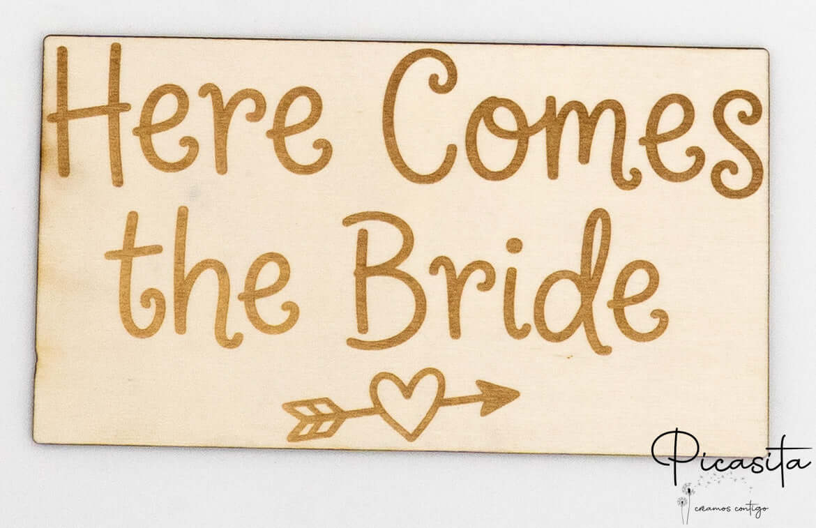here comes the bride