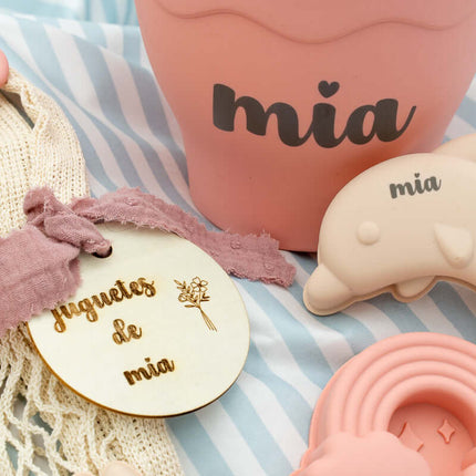 Kit de Cubos de Playa y Animales de silicona personalizados