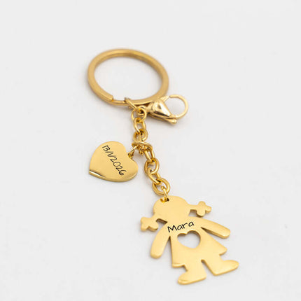 Llavero personalizado de Niña