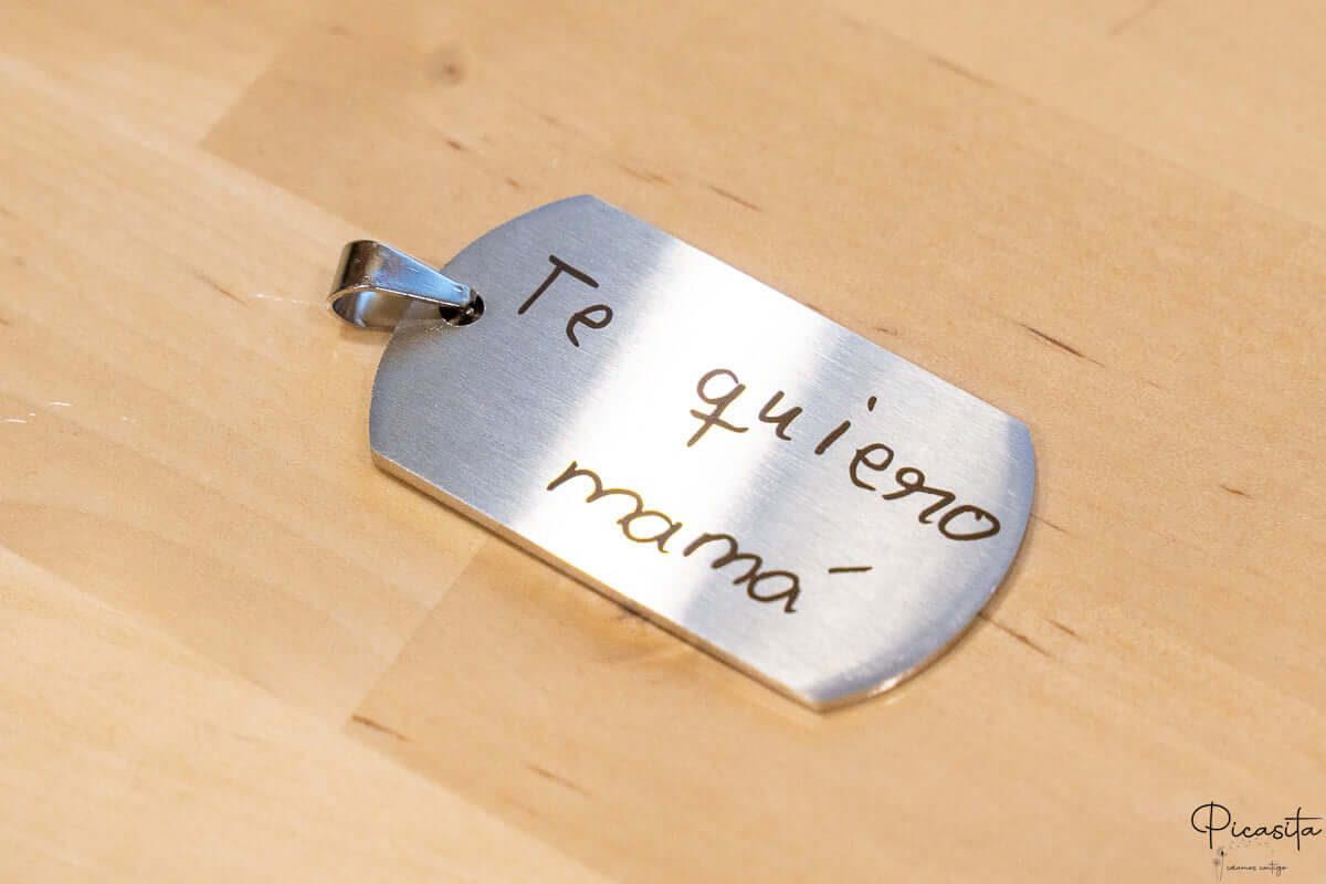 Llavero Personalizado Nombre Colgante Acero