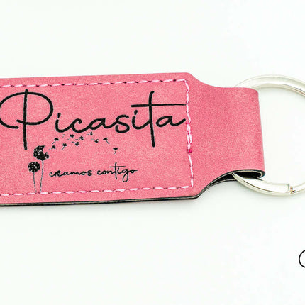 Llaveros de Cuero Sintetico Personalizados