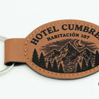 Oval 58x40 mm / Brown - Black