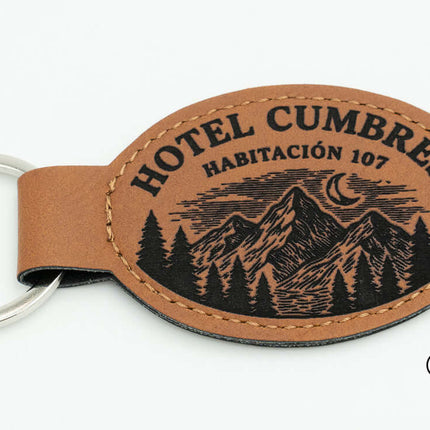 Llaveros de Cuero Sintetico Personalizados