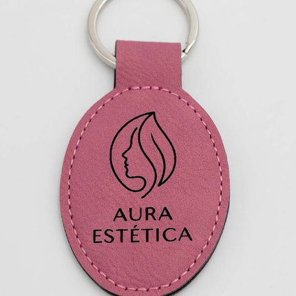 Llaveros de Cuero Sintetico Personalizados