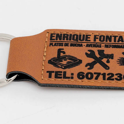 Llaveros de Cuero Sintetico Personalizados