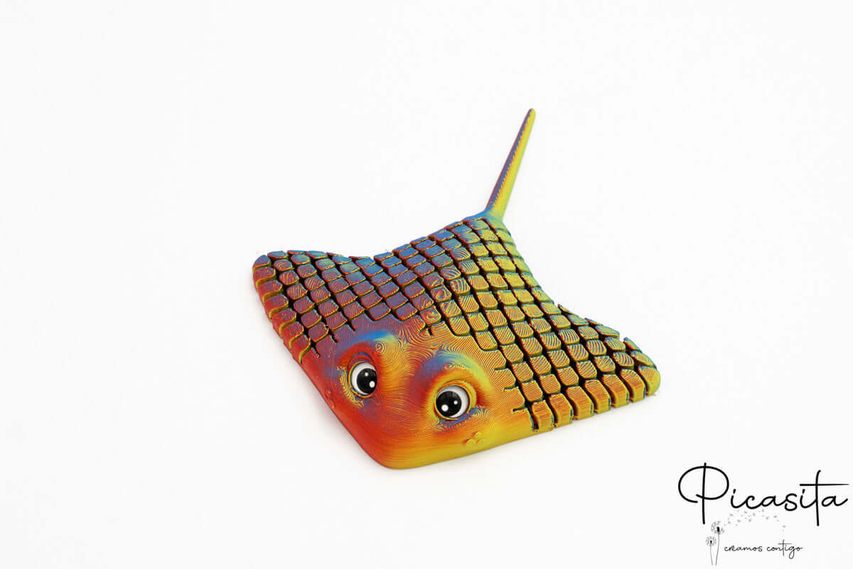 Manta Raya Impreso en 3D