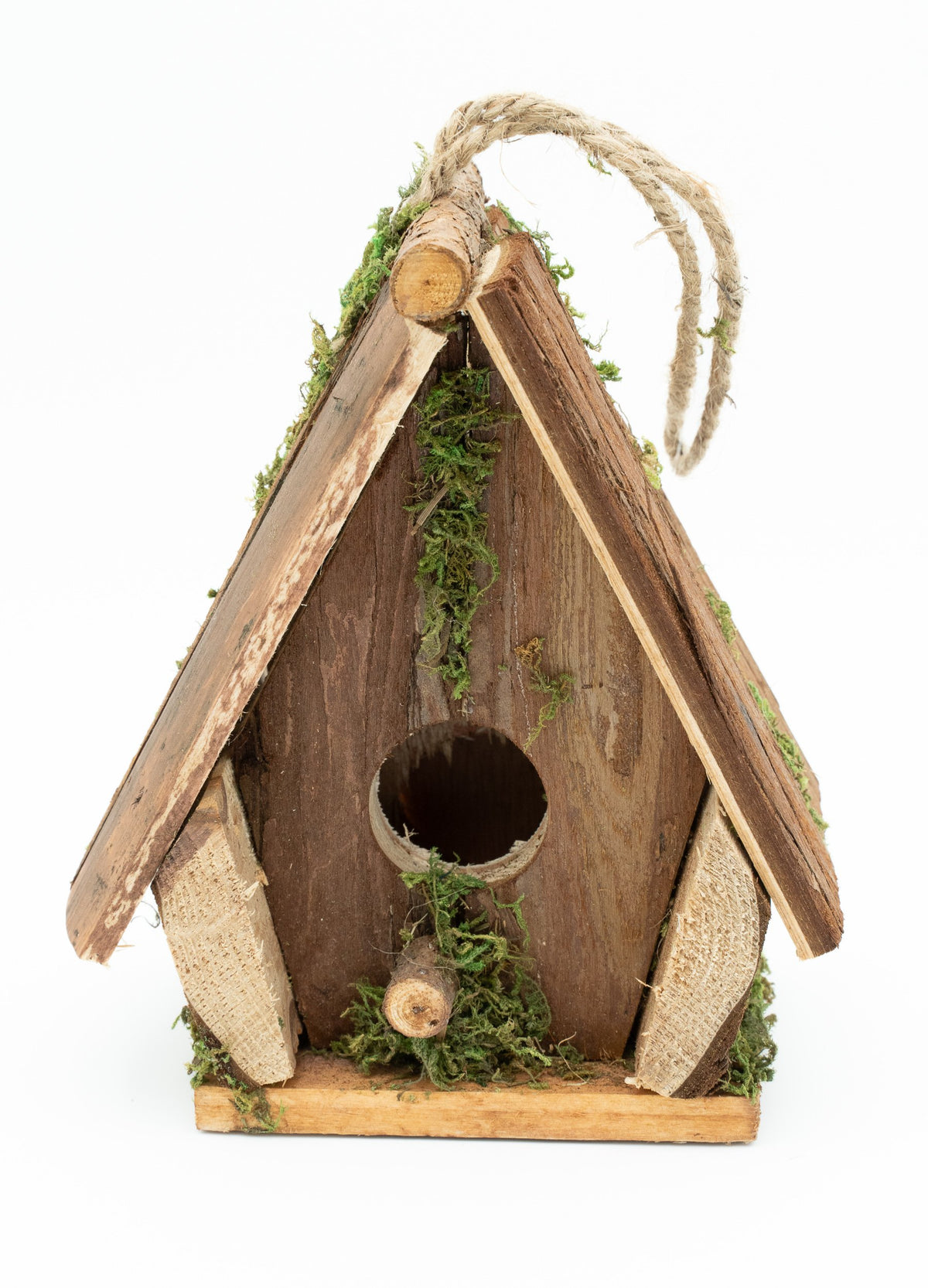 Nido para Pájaros de Madera y Paja