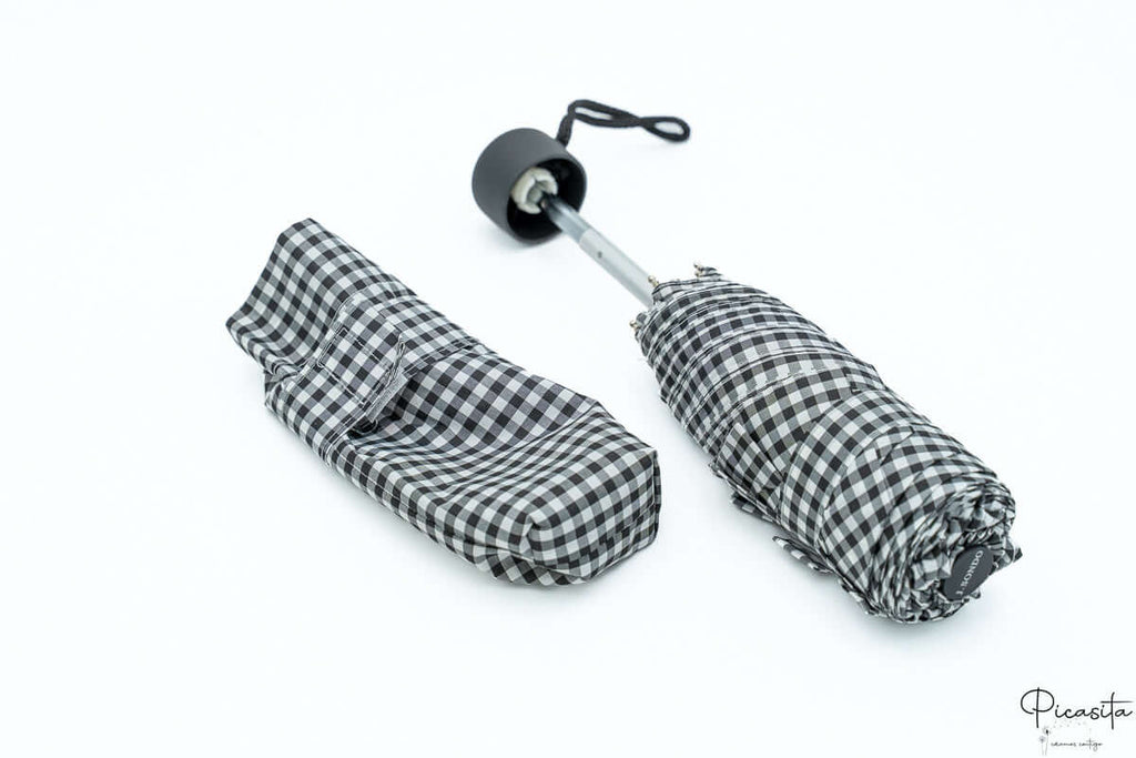 Paraguas Plegable de Mujer Compacto Vichi Negro