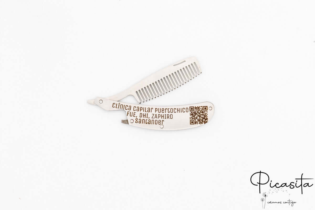 Peine de Metal Personalizado