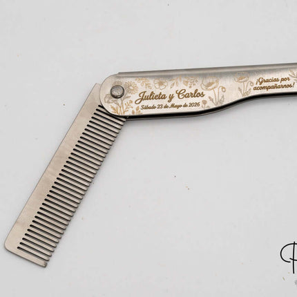 Peine de Metal Personalizado