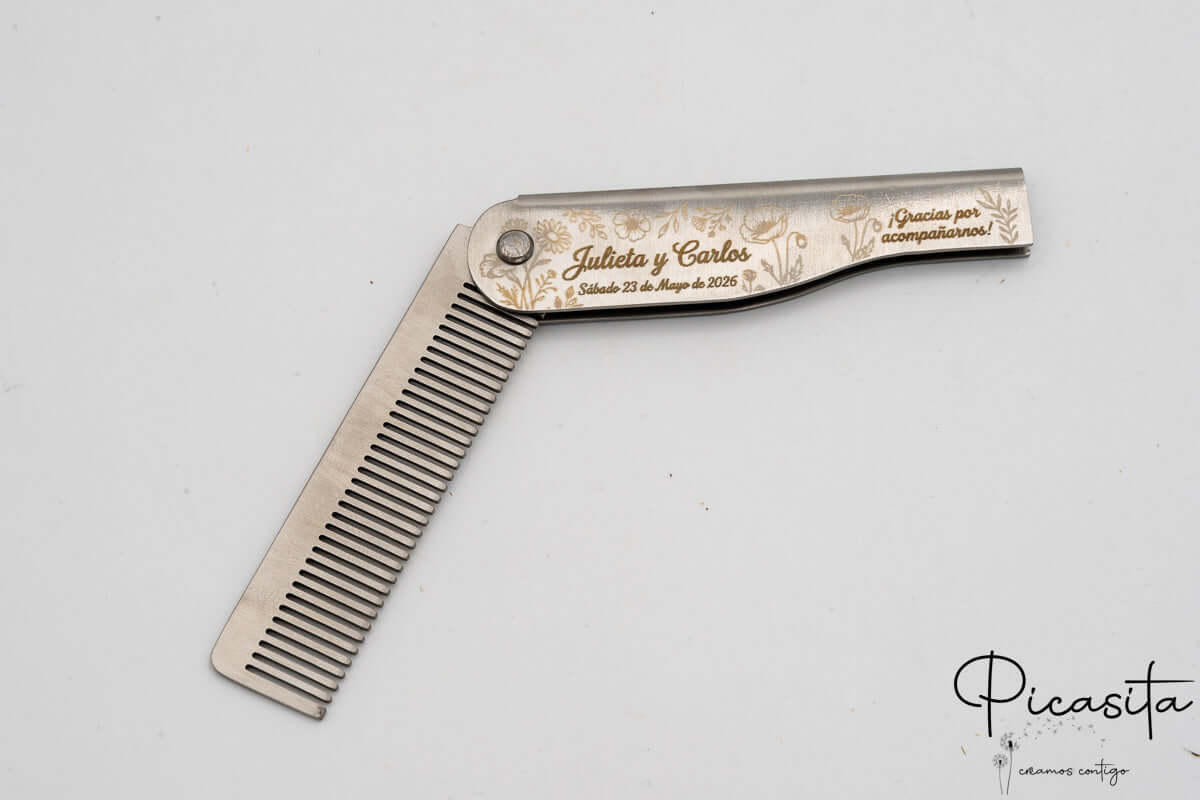 Peine de Metal Personalizado