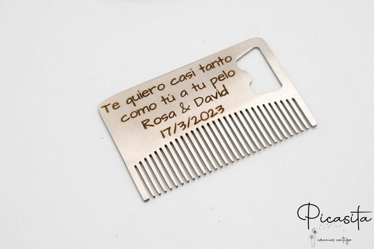 Peine de Metal Personalizado