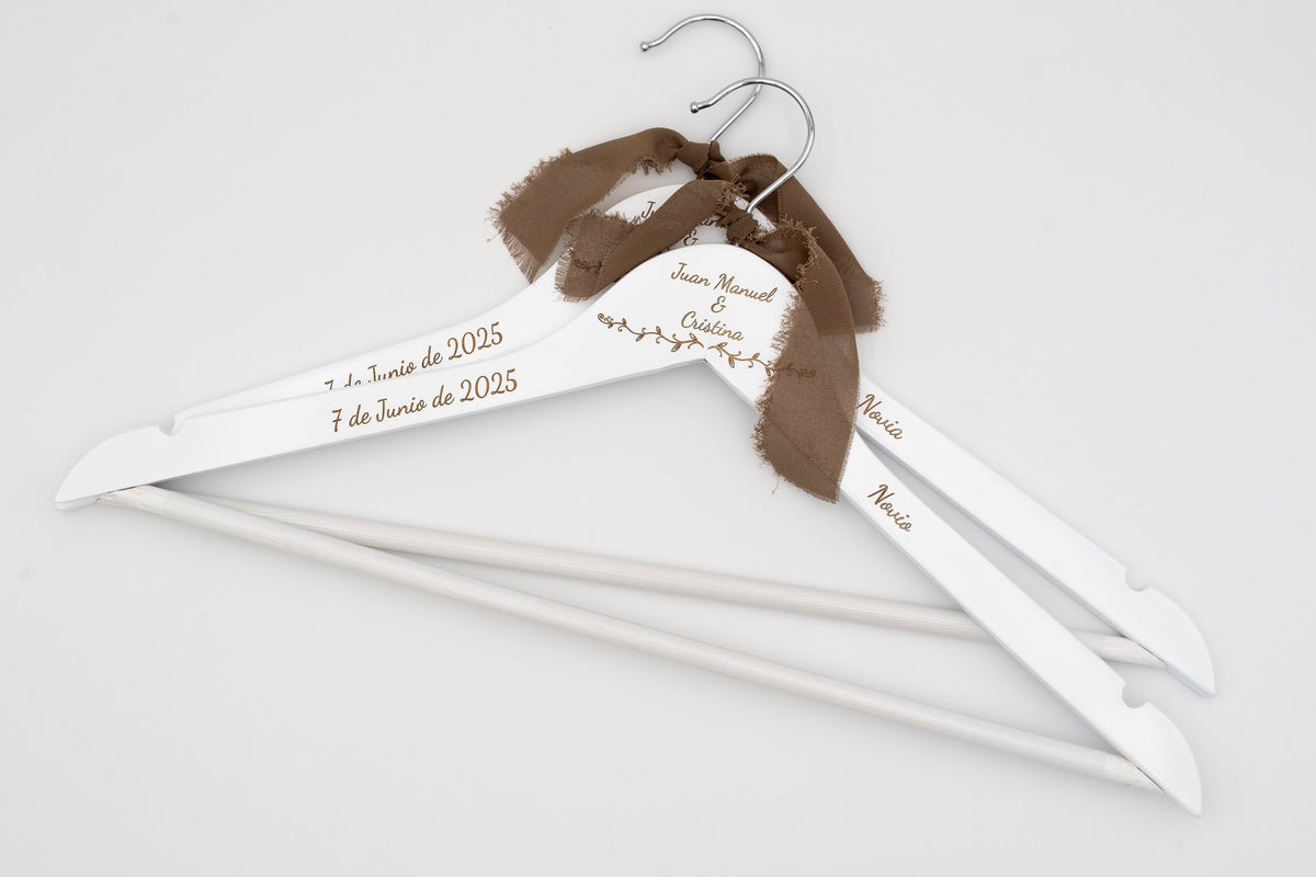 Percha para Testigos de Boda | Regalo para Testigos de Boda