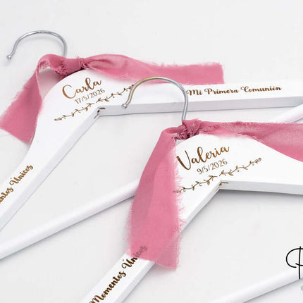 Percha Personalizada Infantil para Comunión