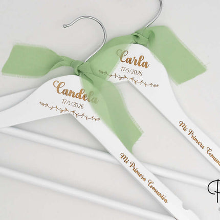 Percha Personalizada Infantil para Comunión