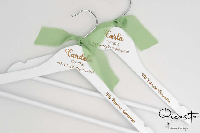 Percha Personalizada Infantil para Comunión