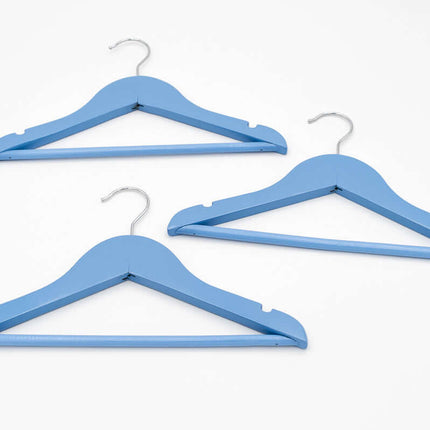 Percha Infantil Personalizada Color Azul