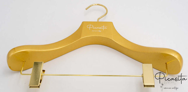 Perchas Doradas Personalizadas