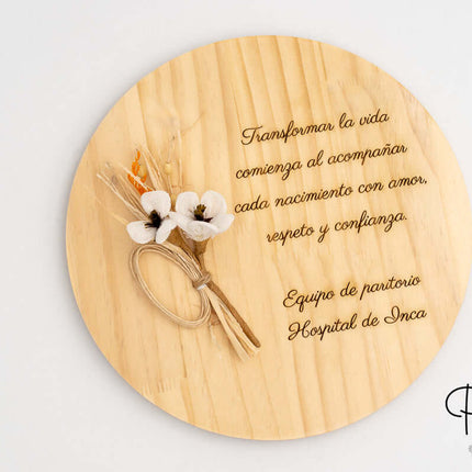 Placa de Madera Personalizada | Boda | Recuerdo