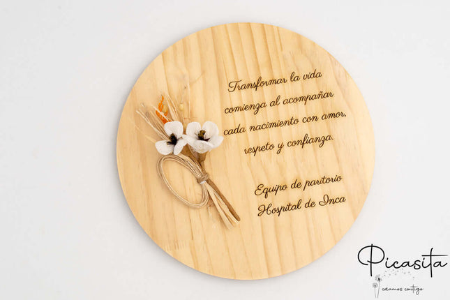 Placa de Madera Personalizada | Boda | Recuerdo