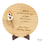 Natural Wood + Easel