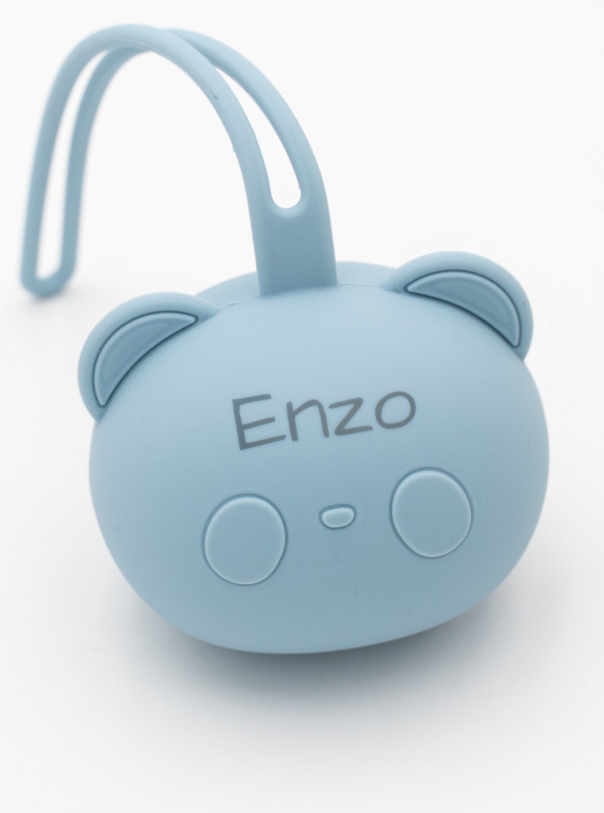 Personalized Silicone Pacifier Holder (Little Bear)
