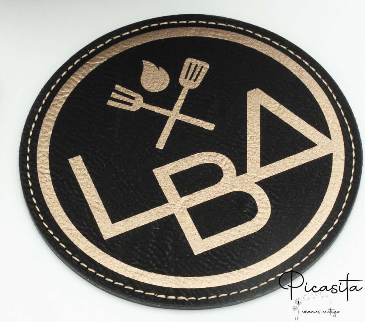 Posavasos de Cuero Sintético